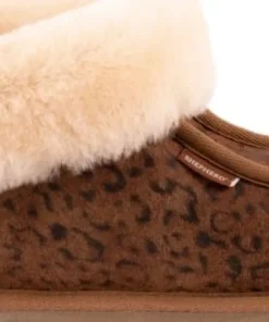 Shepherd of Sweden Women's Lena Slipper Chestnut Leopard