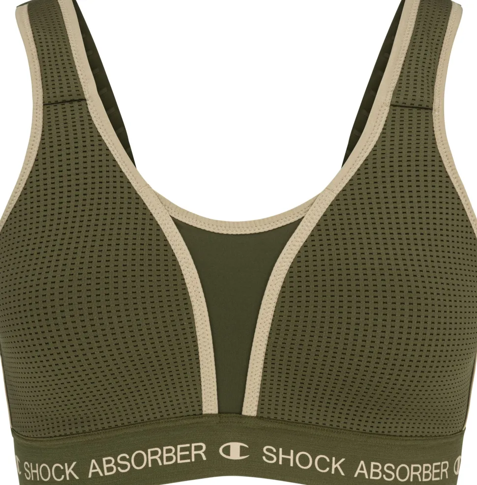 Shock Absorber Women's Ultimate Run Bra Padded Green