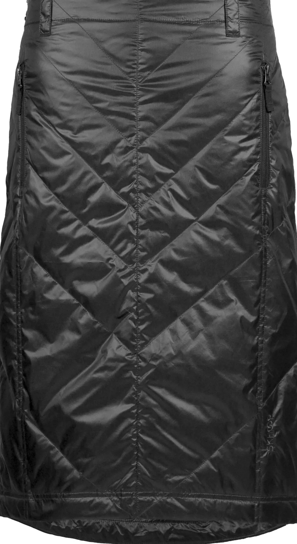 Skhoop Women's Mary Mid Down Skirt Black