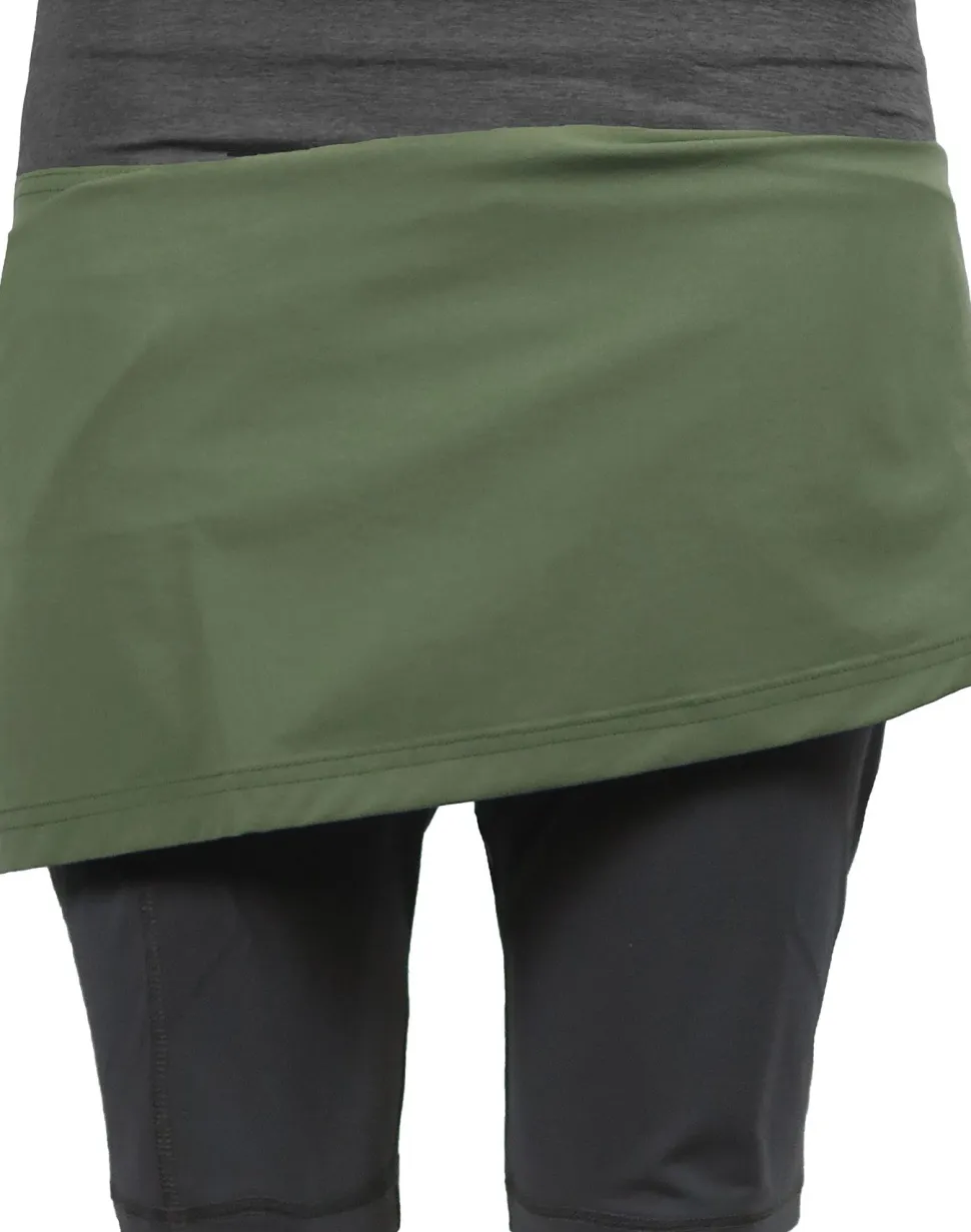 Skhoop Women's Outdoor Knee Skort Dark Green