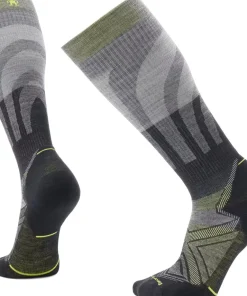 Smartwool Run Targeted Cushion Compression Otc Socks Medium Gray