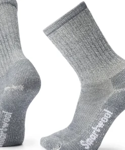 Smartwool Unisex Hike Classic Light Cushion Crew Socks Light Gray