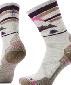 Smartwool Women's Hike Light Cushion New Pattern Crew Socks Ash