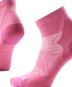 Smartwool Women's Run Ankle Socks Zero Cushion Garden Pink