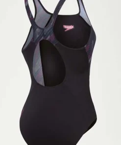 Speedo Women's Hyperboom Splice Muscleback Black/Pink