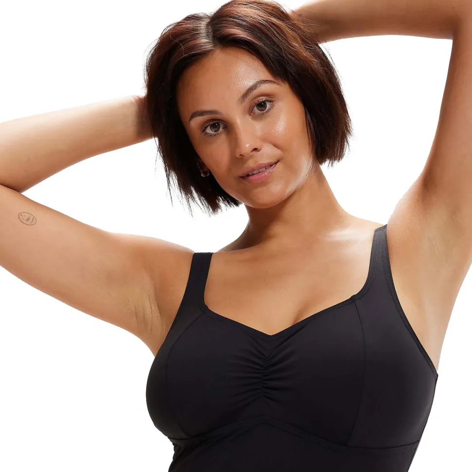Speedo Women's Shaping Aquanite Swimsuit Black