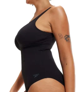 Speedo Women's Shaping Aquanite Swimsuit Black