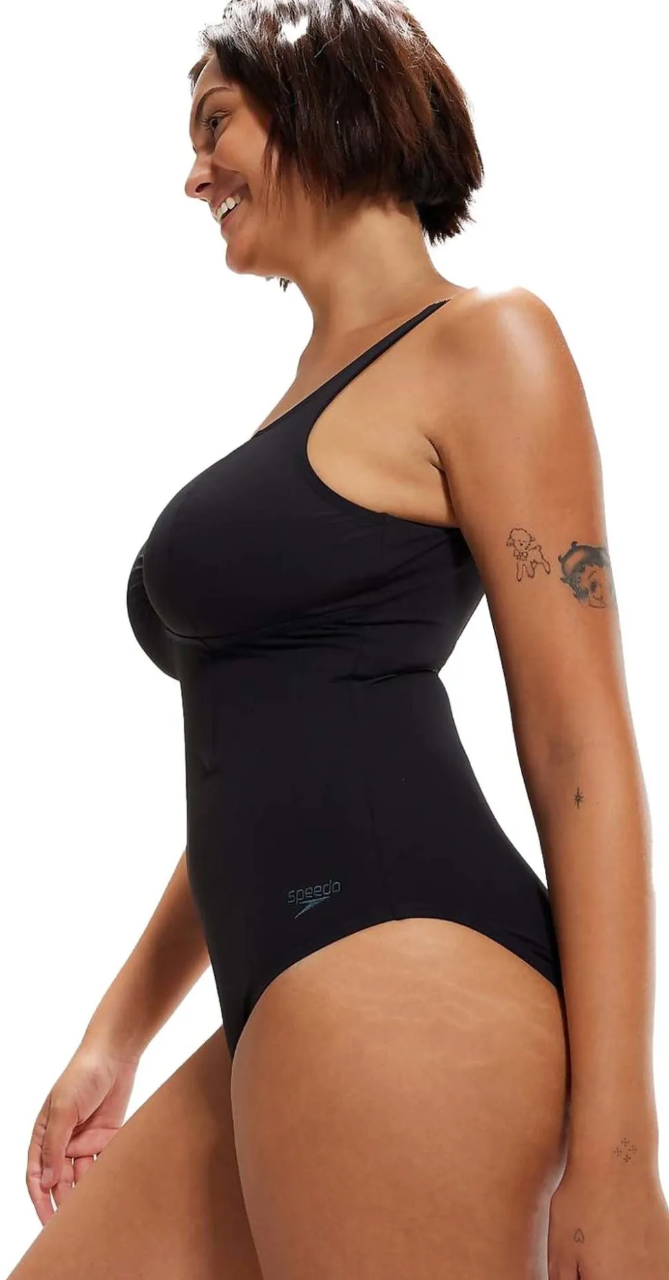 Speedo Women's Shaping Aquanite Swimsuit Black