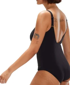 Speedo Women's Shaping Aquanite Swimsuit Black