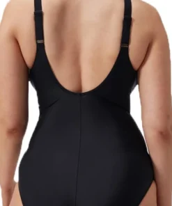 Speedo Women's Shaping Cross Knot 1 Piece Black