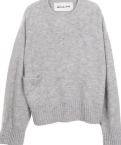 Sätila Women's Sunset Sweater Light Grey Melange