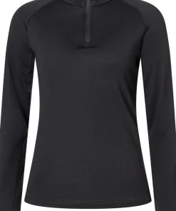 super.natural Women's Arctic230 Zip 1/4 Jet Black