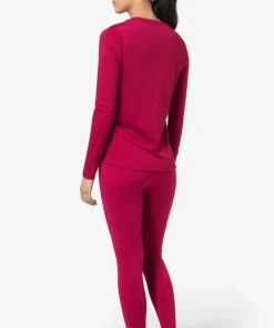 super.natural Women's Arctic230 Long Sleeve Sangria