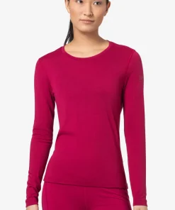 super.natural Women's Arctic230 Long Sleeve Sangria