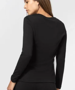 super.natural Women's Arctic230 Long Sleeve Jet Black