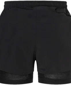 super.natural Women's Double Layer Shorts Jet Black