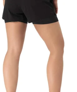 super.natural Women's Double Layer Shorts Jet Black