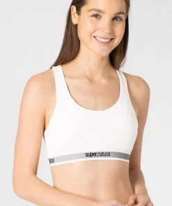 super.natural Women's Feel Good Bra Fresh White