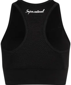 super.natural Women's Liquid Flow Top Jet Black