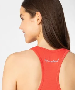 super.natural Women's Liquid Flow Top Living Coral