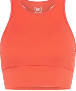 super.natural Women's Liquid Flow Top Living Coral
