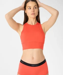 super.natural Women's Liquid Flow Top Living Coral