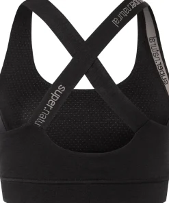 super.natural Women's Rubberrib bra Jet Black