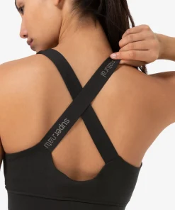 super.natural Women's Rubberrib bra Jet Black