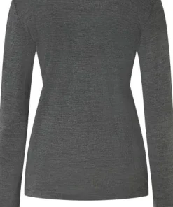 super.natural Women's Skianto Long Sleeve Pirate Grey Melange/Gold