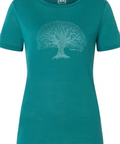 super.natural Women's Tree Of Knowledge Tee Pacific/lagoon Green