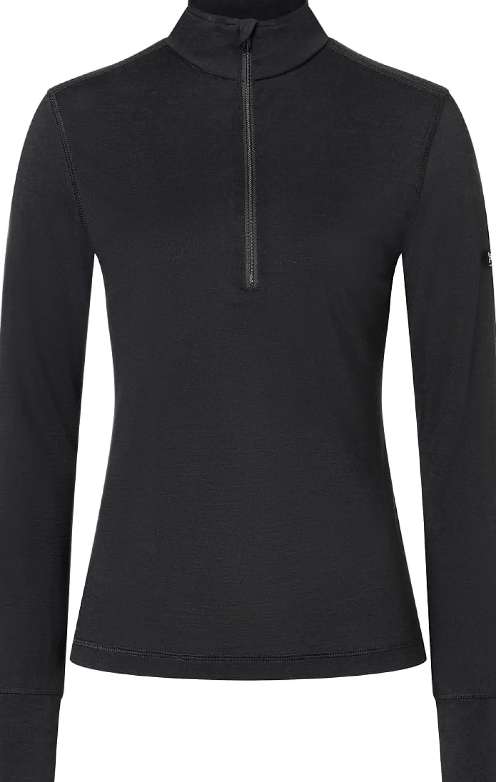 super.natural Women's Tundra175 Zip 1/4 Jet Black