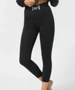 super.natural Women's Tundra175 Tight 3/4 Jet Black