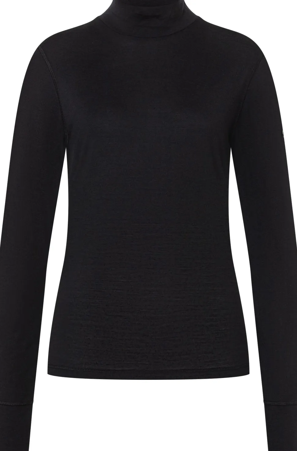 super.natural Women's Tundra175 Turtleneck Jet Black