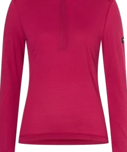 super.natural Women's Tundra175 Zip 1/4 Sangria