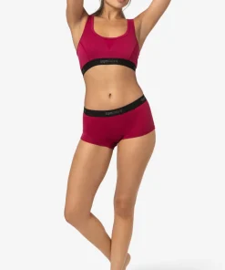 super.natural Women's Tundra220 Semplice Bra Sangria