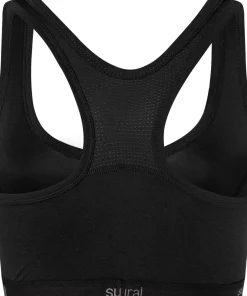 super.natural Women's Tundra220 Semplice Bra Jet Black