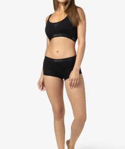 super.natural Women's Tundra220 Semplice Bra Jet Black
