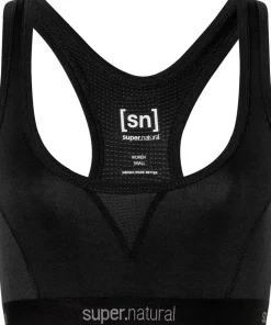 super.natural Women's Tundra220 Semplice Bra Jet Black