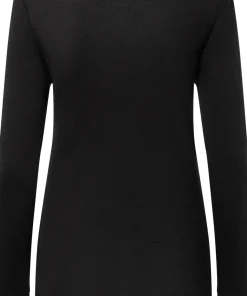 super.natural Women's Tundra175 Long Sleeve Jet Black