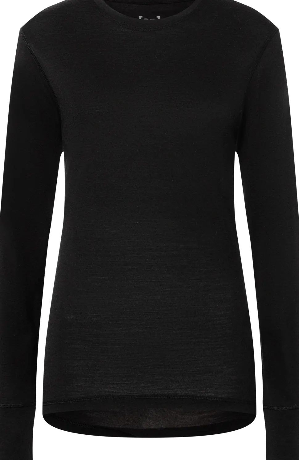 super.natural Women's Tundra175 Long Sleeve Jet Black