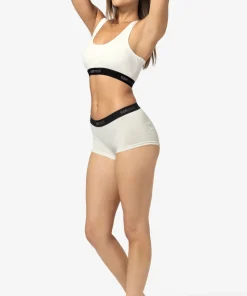 super.natural Women's Tundra220 Semplice Bra Fresh White