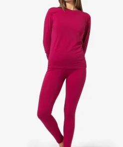 super.natural Women's Tundra175 Long Sleeve Sangria