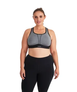 Swegmark Movement Sports Bra Grey Melange/black