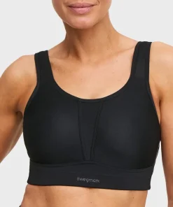 Swegmark Women's Movement Padded Sports Bra Black