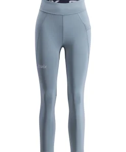 Swix Women's Pace High Waist Cropped Tights Dark Fog