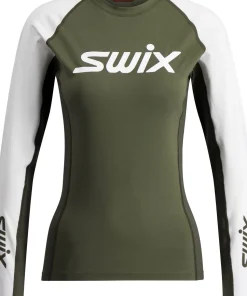 Swix Women’s RaceX Dry Long Sleeve Olive/ Agave Green