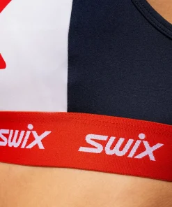 Swix Women's Roadline Bra Bright White/Fiery Red