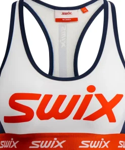 Swix Women's Roadline Bra Bright White/Fiery Red