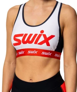Swix Women's Roadline Bra Bright White/Fiery Red