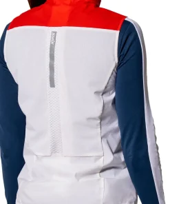 Swix Women's Roadline Wind Vest Bright White/Fiery Red